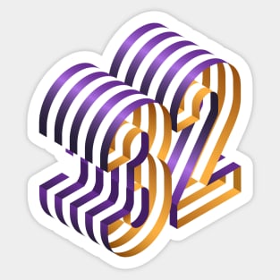 32 Sticker